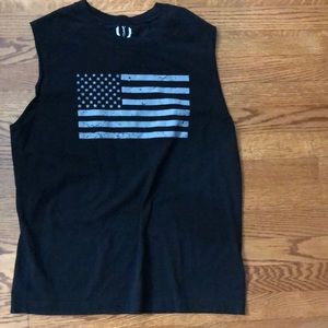 USA FLAG Muscle T